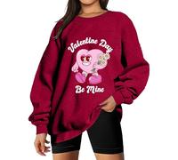 MaNMaNing Pull A Capuche Femme Sweatshirt Saint Valentin Sweet Femme Sweat Saint-Valentin Pull Saint Valentin Mode Amour Sweat Couverture A Capuche Valentines Day Blanc