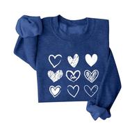 MaNMaNing Pull Capuche Femme Pull A Capuche Femme Polaire Hiver Chaud Valentines Day Sportswear Blanc Saint Valentin Sweat Plaid Poncho Polaire Laine