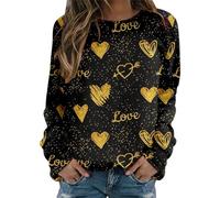 MaNMaNing Pull Femme Chaud Femme Sweat Saint-Valentin Plaid Saint Valentin Pull Rose Chic Saint Valentin Homme Hiver Sweet Plaid Vêtements Sweatshirt Amour
