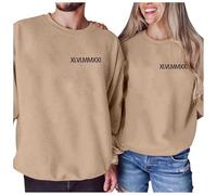 MaNMaNing Pull Femme Hiver Chaud Sweatshirts Femme Sweat Noir Sweatshirt Saint Valentin Pull Fin Mode Cadeau Anniversaire A Capuche Original Long Hiver