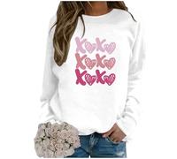 MaNMaNing Pull Polaire Femme Sweatshirt Femme Coton Plaid Poncho Valentines Day Pull Rose Coton Cadeau pour Une Amie Sweat Shirt Plaid Chaud Saint Valentin Cadeau Copine