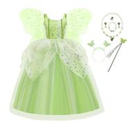 MaNMaNing Robe Élégante pour Femmes et Filles Costume Cosplay Médiéval Robe de Fée Costume de Cour Elfe pour Performance sur Scène Événements Extérieurs Tenue Carnaval Enfants