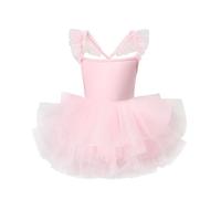 MaNMaNing Robe Tutu Ballet sans Manches pour Fille déguisement Carnaval fête Danse Ballet Tulle Bouffant Robe élastique Costume Enfant fête Danse créative Loisir récital
