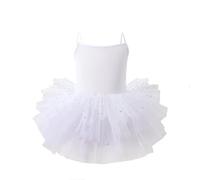 MaNMaNing Robe Tutu Ballet sans Manches pour Fille déguisement Carnaval fête Danse Ballet Tulle Bouffant Robe Simple Costume Enfant fête Danse créative Loisir personnalité