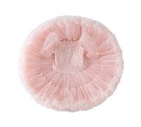 MaNMaNing Robe Tutu Gabon pour Enfant déguisement Carnaval fête Danse Ballet Tulle Bouffant Robe Simple Costume Enfant fête Danse créative Loisir Style Africain