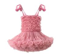 MaNMaNing Robe Tutu gâteau pour bébé Fille déguisement Carnaval fête Anniversaire Danse Tulle Bouffant Robe de fête Costume Enfant Loisir créatif Princesse