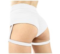 MaNMaNing Short de Yoga Sexy Taille Haute avec Effet Push Up pour Entraînement Fitness et Gym en Tissu Élastique et Confortable pour Une Tenue Audacieuse