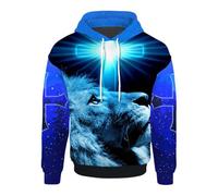 MaNMaNing Sweat À Capuche 3D Christ pour Homme, Imprimé À My Pull Hiver Chaud Pull Hiver Homme Sweat Shirt Travail Pulls, Gilets Et Sweats