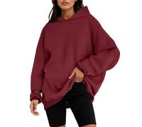 MaNMaNing Sweat Capuche Femme Grande Taille, Pull Épais Doux Confortable, Haut Décontracté Quotidien Pratique, Vêtement Cadeau Noel avec Poches