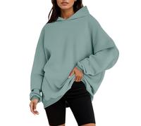 MaNMaNing Sweat Capuche Femme Grande Taille, Pull Épais Doux Confortable, Haut Décontracté Quotidien Pratique, Vêtement Cadeau Noel avec Poches