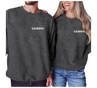 MaNMaNing Sweatshirt Femme Coton Pull Femme Chaud Pull Hiver Chaud Valentines Day Personnalisé Coton Cadeau Personnalisé A Capuche Plaid Plaid Stitch