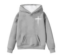 MaNMaNing Sweatshirt Fille Ado Hiver Chaud Polaire Pullover Capuche Poche Extérieur Activités 4 14 Ans Sweatshirt Fille Décontracté Confortable