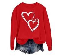 MaNMaNing Sweatshirt Saint Valentin Pull Femme Chaud Polaire Femme Chaude Sweat Saint-Valentin Sportswear Pull Plaid Stitch Cadeau St Valentin Homme Sweat À Capuche Valentines Day