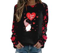 MaNMaNing Sweatshirts Confortables Pull A Capuche Femme Sweat Long Femme Saint Valentin Pull Fin Stitch Cadeau Saint Valentin Original Sweatshirt Poncho Polaire