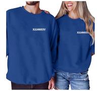 MaNMaNing Sweatshirts Confortables Sweatshirts Femme Pull Plaid Personnalisé Femme Sweat Saint-Valentin Pull Saint Valentin Coton Cadeau Homme Anniversaire Hiver Chaud Sweat Noir