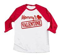 MaNMaNing T Shirt Enfant Fille Saint Valentin imprimé Lettre cœur Blouse Oversize col Rond Haut Manches Longues Cadeau