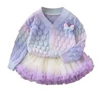 MaNMaNing Tutu Jupe Courte Fille Jupe Short Fille en Tulle Robe De Ballet Danse Classique Blanche Tutu Rose Robe De Princesses Princesse Costume 1-9 Ans Danse Classique
