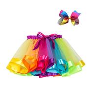 MaNMaNing Tutu Jupe Fille Carnaval Ballet Tutu Jupes Jupe Courte Fille Short De Danse Classique Tulle Noir Noire Dentelle A Paillette Sequins Party Dance en Tulle