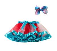 MaNMaNing Tutu Jupe Fille Carnaval Ballet Tutu Jupes Jupe Courte Fille Short De Danse Classique Tulle Noir Noire Dentelle A Paillette Sequins Party Dance en Tulle