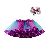 MaNMaNing Tutu Jupe Fille Carnaval Ballet Tutu Jupes Jupe Courte Fille Short De Danse Classique Tulle Noir Noire Dentelle A Paillette Sequins Party Dance en Tulle