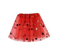 MaNMaNing Tutu Jupe Short Fille Jupe Fille Carnaval Ballet Tutu Jupes Robe De Ballet Courte Rose Volant Danse Classique Princesse Costume 1-9 Ans en Tulle Danse Latine