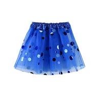 MaNMaNing Tutu Jupe Short Fille Jupe Fille Carnaval Ballet Tutu Jupes Robe De Ballet Courte Rose Volant Danse Classique Princesse Costume 1-9 Ans en Tulle Danse Latine