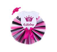 MaNMaNing Tutu Robe De Ballet Jupe en Tulle Fille De Danse Classique Jupe Short Fille Carnaval Chic Et Elegant Dentelle Tutu Danse À Bande Élastique Deguisement 10 Ans