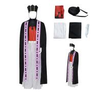 MANMICOS Costume de cosplay d'anime pour homme, taille américaine, robe de fête noire (taille XL)