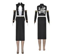 MANMICOS Costume de cosplay d'anime taille américaine noir pour femme (taille L)