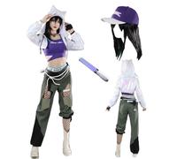 MANMICOS Costume de cosplay d'anime taille américaine pour femme avec veste à capuche (taille XS)