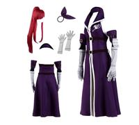 MANMICOS Costume de cosplay Erza Scarlet pour femme - Taille US - Violet - Taille S