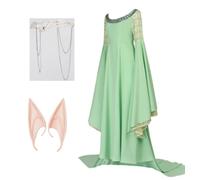 MANMICOS Costume de cosplay vert taille US pour femme (taille 2XS)