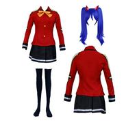MANMICOS Costume de Wendy Marvell pour cosplay Edras Taille US Rouge Taille S