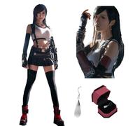 MANMICOS Costume d'Halloween Tifa Lockhart - Taille américaine - Taille L