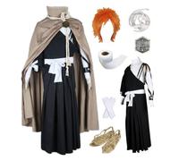 MANMICOS Costume kimono long taille US Kurosaki Ichigo Cosplay (3XL)