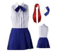 MANMICOS Taille américaine Anime Erza Scarlet Cosplay costumes pour femme (3XL)