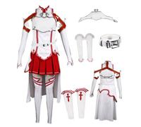 MANMICOS Yuuki Asuna Costume complet pour femme Blanc Taille US, blanc, XXL