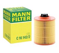 MANN-FILTER, C 16 142/2 Filtre à air | Pour Voitures particulières, Air propre, Filtration durable, Ajustement parfait, Qualité d’origine OE