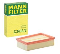 MANN-FILTER C 2433/2 Filtre à air - pour Véhicule de tourisme + utilitaires