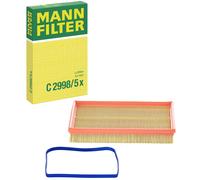 MANN-FILTER C 2998/5 x Filtre à air pour VW Golf V 3/5 portes (1K1)