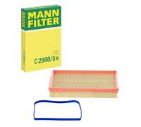 MANN-FILTER C 2998/5 x Filtre à air - VÉHICULE DE TOURISME + UTILITAIRES
