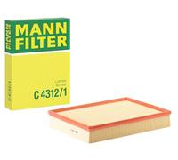 MANN-FILTER C 4312/1 Filtre à air - pour Véhicule de tourisme + utilitaires