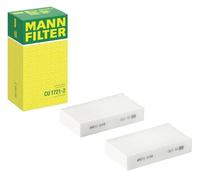 MANN-FILTER CU 1721-2 Filtre à air de cabine - VÉHICULE DE TOURISME + UTILITAIRES