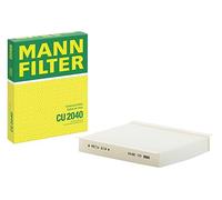 Filtre d'habitacle (filtre à pollen) MANN-FILTER CU 2040