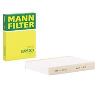 MANN-FILTER CU 25 003 Filtre à air de cabine - VÉHICULE DE TOURISME + UTILITAIRES