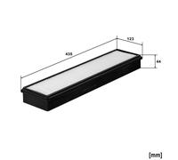 MANN-FILTER CUD 44 006 Filtre, air de l'habitacle