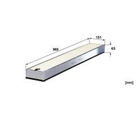 MANN-FILTER CUD 97 001 Filtre, air de l'habitacle