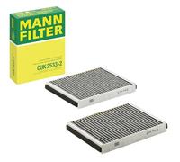 MANN-FILTER CUK 2533-2 Filtre à air de cabine - VÉHICULE DE TOURISME + UTILITAIRES