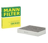 MANN-FILTER CUK 26 023 Filtre à air de cabine - Filtre à Pollen avec Carbone activé - pour Véhicule de tourisme + utilitaires