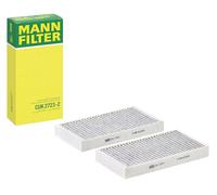 MANN-FILTER Filtre d'habitacle CUK 2723-2 – Charbon actif – Véhicules tourisme et utilitaires